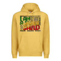 Antique Gold i am a black child Premium Hoodie - MaliasSmallBusiness