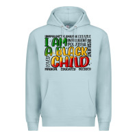 Blue Mist i am a black child Premium Hoodie - MaliasSmallBusiness