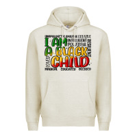 Oatmeal Heather i am a black child Premium Hoodie - MaliasSmallBusiness