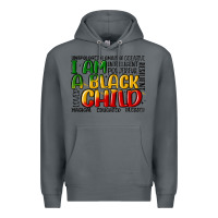 Rock i am a black child Premium Hoodie - MaliasSmallBusiness