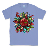 Colony Blue Cherry sunflower Classic Tee - texasbilliewilder