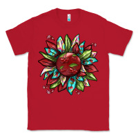Red Cherry sunflower Classic Tee - texasbilliewilder