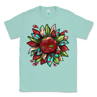 Seafoam Cherry sunflower Classic Tee - texasbilliewilder