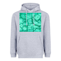 Heather Grey green glitter Heavyweight Hoodie - JahusDesignShop