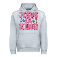 Heather Grey jesus is king Urban Hoodie - MaliasSmallBusiness