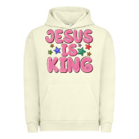 Pigment Pistachio jesus is king Urban Hoodie - MaliasSmallBusiness