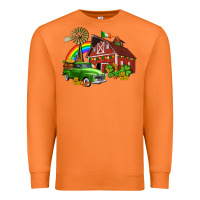 Carrot barn st patricks with truck and shamrocks Premium Sweatshirt - AdoDesignShop