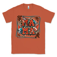 Copper American football mama with leopard Classic Tee - Zillion Design Studio