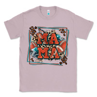 Lilac American football mama with leopard Classic Tee - Zillion Design Studio