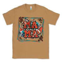 Toasted Coconut American football mama with leopard Classic Tee - Zillion Design Studio