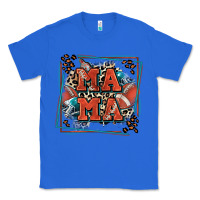 True Royal American football mama with leopard Classic Tee - Zillion Design Studio