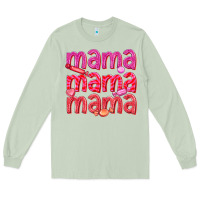 Matcha mama mama mama valentines day Long Sleeve Tee - texasbilliewilder