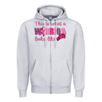 This Is What A Warrior Looks Like Zipper Hoodie | Teevron