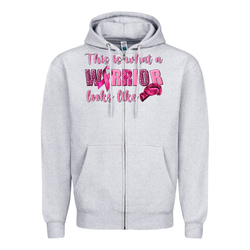 This Is What A Warrior Looks Like Zipper Hoodie by texasbilliewilder | Teevron