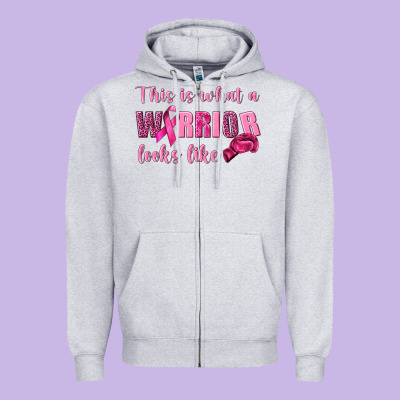 This Is What A Warrior Looks Like Zipper Hoodie Designed By Texasbilliewilder