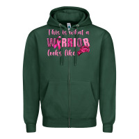 Sports Green This Is What a Warrior Looks Like Zipper Hoodie - texasbilliewilder