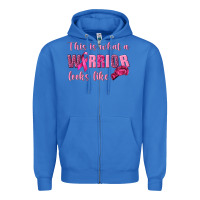 True Royal This Is What a Warrior Looks Like Zipper Hoodie - texasbilliewilder
