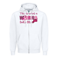 White This Is What a Warrior Looks Like Zipper Hoodie - texasbilliewilder