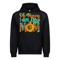Black oh honey i am that mom Urban Hoodie - NancyCooperArtShop