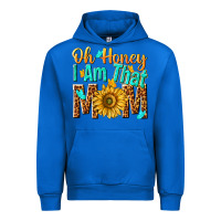 Cobalt oh honey i am that mom Urban Hoodie - NancyCooperArtShop