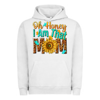Pigment Lunar Rock oh honey i am that mom Urban Hoodie - NancyCooperArtShop