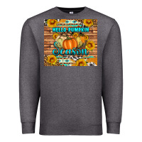 Charcoal Heather hello pumpkin season tumbler Premium Sweatshirt - Artiststas