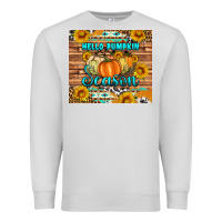 Dove Grey hello pumpkin season tumbler Premium Sweatshirt - Artiststas