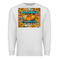 Oatmeal Heather hello pumpkin season tumbler Premium Sweatshirt - Artiststas