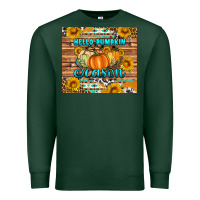 Sports Green hello pumpkin season tumbler Premium Sweatshirt - Artiststas