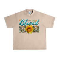 French Oak blessed mom with sunflower Urban Heavy Tee - Artiststas