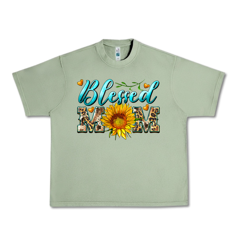 Blessed Mom With Sunflower Urban Heavy Tee by Artiststas | Teevron