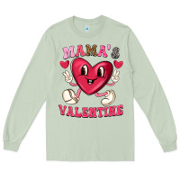 Matcha mamas valentine with cute heart Long Sleeve Tee - texasbilliewilder