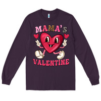 Plum mamas valentine with cute heart Long Sleeve Tee - texasbilliewilder