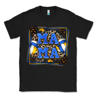Black volleyball mama with leopard Classic Tee - Zillion Design Studio