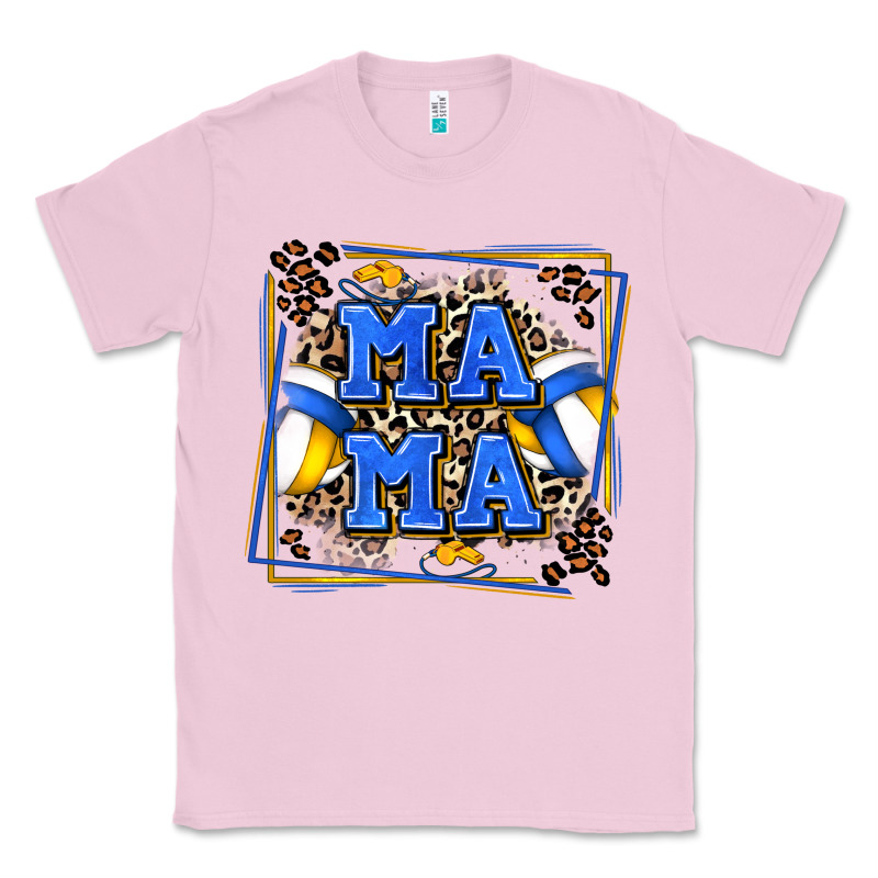 Volleyball Mama With Leopard Classic Tee by Zillion Design Studio | Teevron