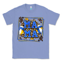 Colony Blue volleyball mama with leopard Classic Tee - Zillion Design Studio