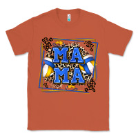 Copper volleyball mama with leopard Classic Tee - Zillion Design Studio