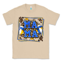 Mushroom volleyball mama with leopard Classic Tee - Zillion Design Studio