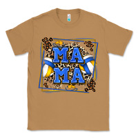 Toasted Coconut volleyball mama with leopard Classic Tee - Zillion Design Studio