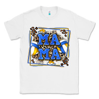 White volleyball mama with leopard Classic Tee - Zillion Design Studio