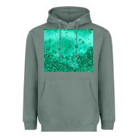 Sage green glitter Heavyweight Hoodie - JahusDesignShop