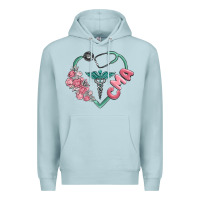 Blue Mist cma  heart Premium Hoodie - MaliasSmallBusiness