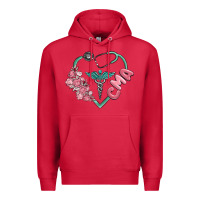 Cardinal cma  heart Premium Hoodie - MaliasSmallBusiness