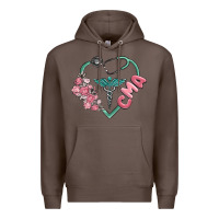 Coffee cma  heart Premium Hoodie - MaliasSmallBusiness