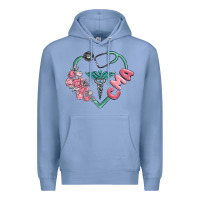 Colony Blue cma  heart Premium Hoodie - MaliasSmallBusiness