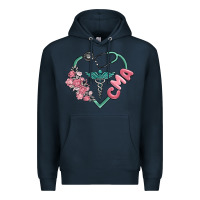 Navy cma  heart Premium Hoodie - MaliasSmallBusiness