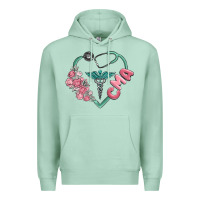 Seafoam cma  heart Premium Hoodie - MaliasSmallBusiness