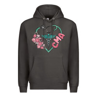 Smoke cma  heart Premium Hoodie - MaliasSmallBusiness