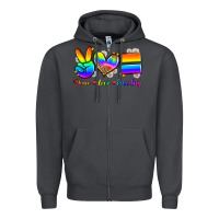 Smoke peace love equality Zipper Hoodie - Zillion Design Studio