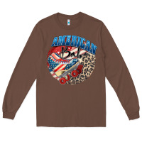 Chestnut American babe Long Sleeve Tee - Zillion Design Studio
